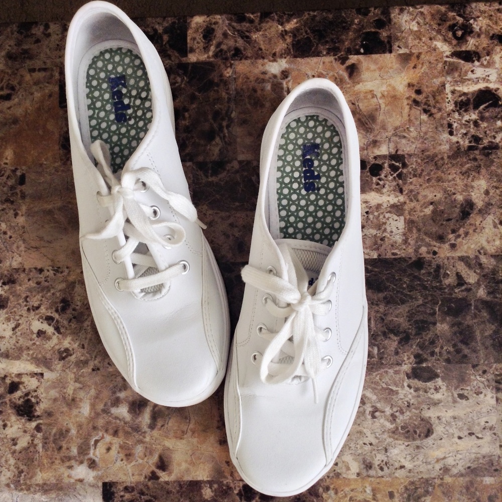 Keds White Waterproof Leather Shoes